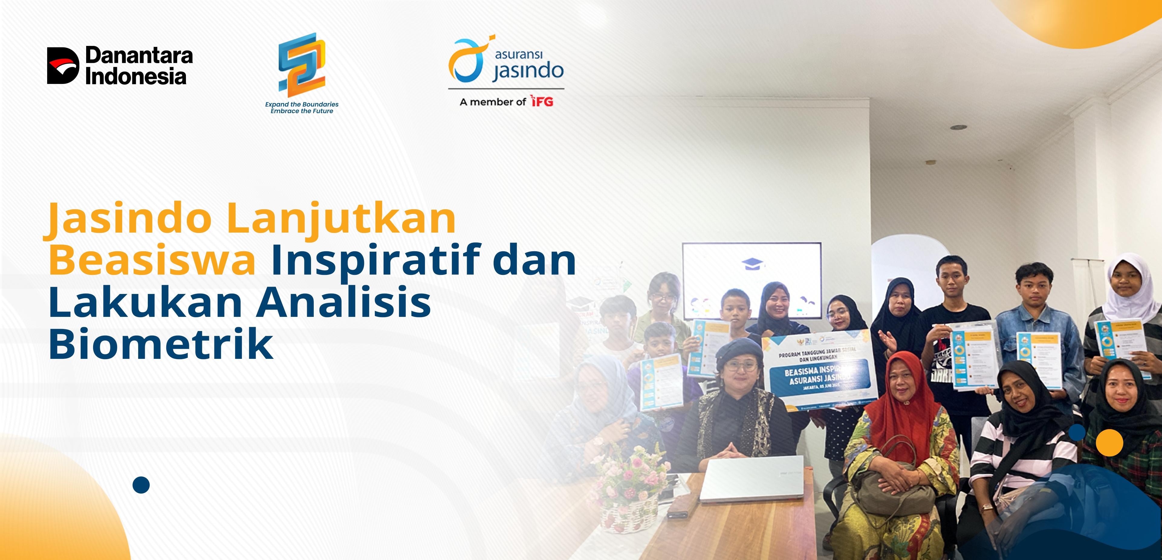 Jasindo Lanjutkan Beasiswa Inspiratif dan Lakukan Analisis Biometrik