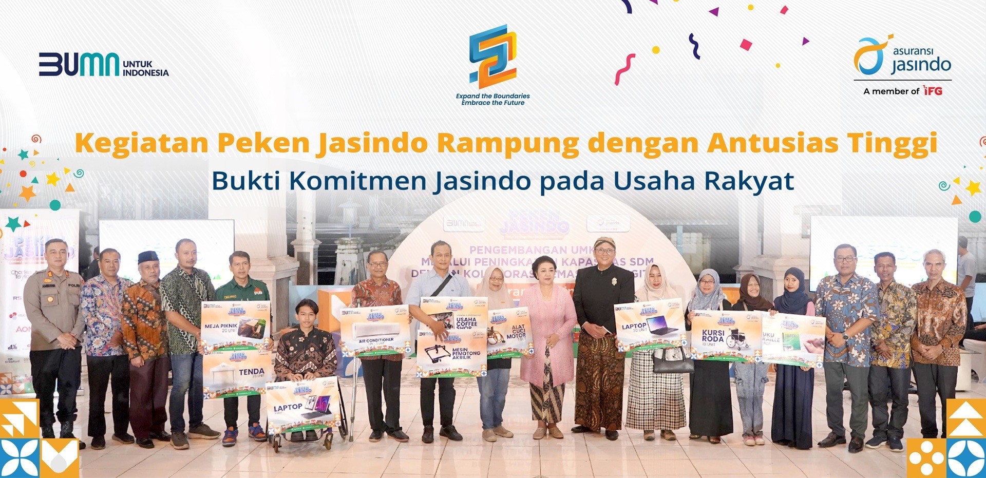 Kegiatan Peken Jasindo Rampung dengan Antusias Tinggi,
Bukti Komitmen Jasindo pada Usaha Rakyat